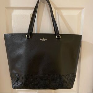 Kate Spade Tote Black with Gold